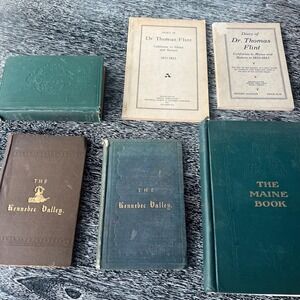 Collection of Antique Books on Maine